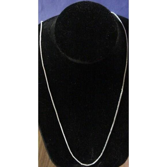 Sterling Silver 925 Plated 20 Inch Ball Chain Necklace New Thin 1/16th" Lobster - Picture 1 of 3